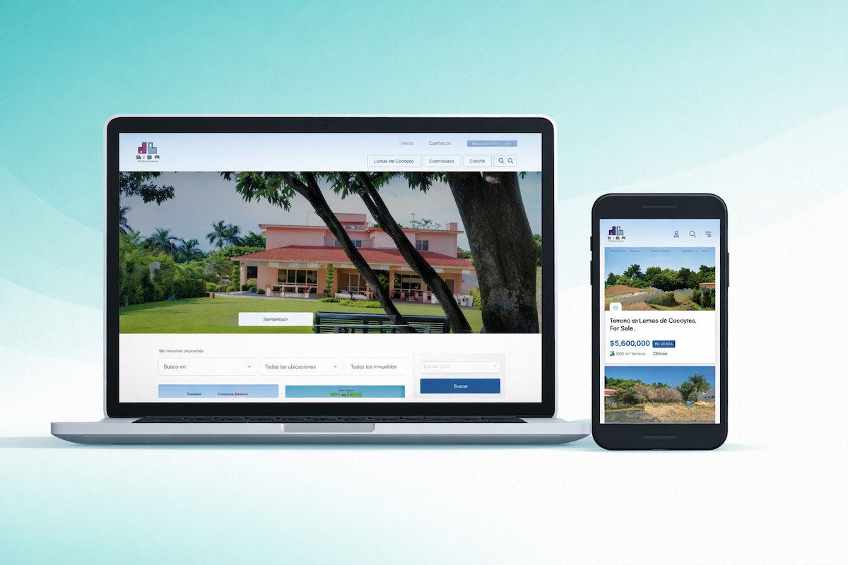 Cómo crear tu página web inmobiliaria en 2026 (y no depender de portales)