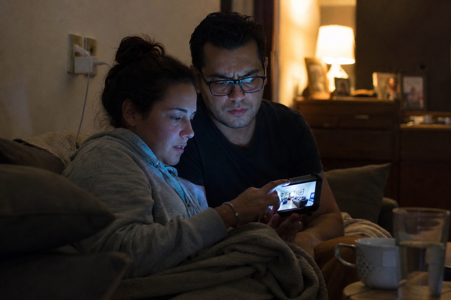 Pareja buscando casa
